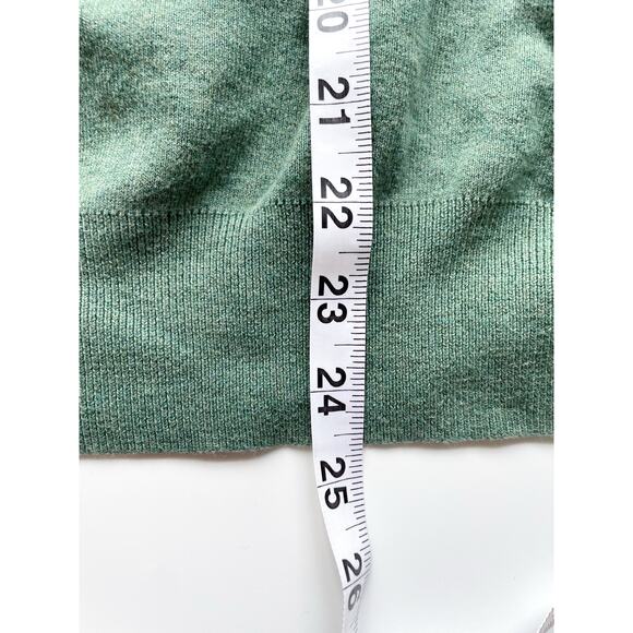 Men's Polo Ralph Lauren Green V-Neck Pima Cotton Sweater Size Large - Picture 4 of 5